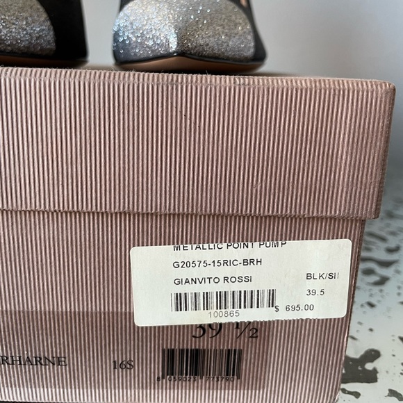 Gianvito Rossi Glitter Pumps SZ 39.5 NIB - Picture 2 of 6